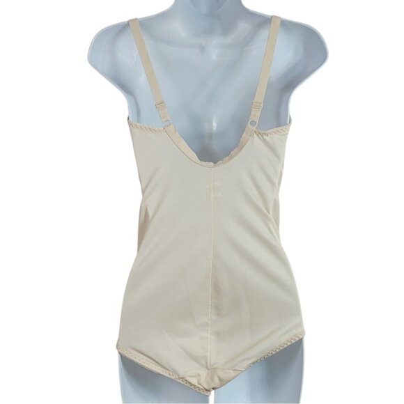 Lady Manhattan Girdle Tan 36D Shaper Adj Hook Eye Wirefree Style 5068 Vintage - Picture 4 of 8